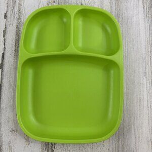 RePlay LARGE Divided Plate Toddler Kids Stackable BPA Free Made USA Trays